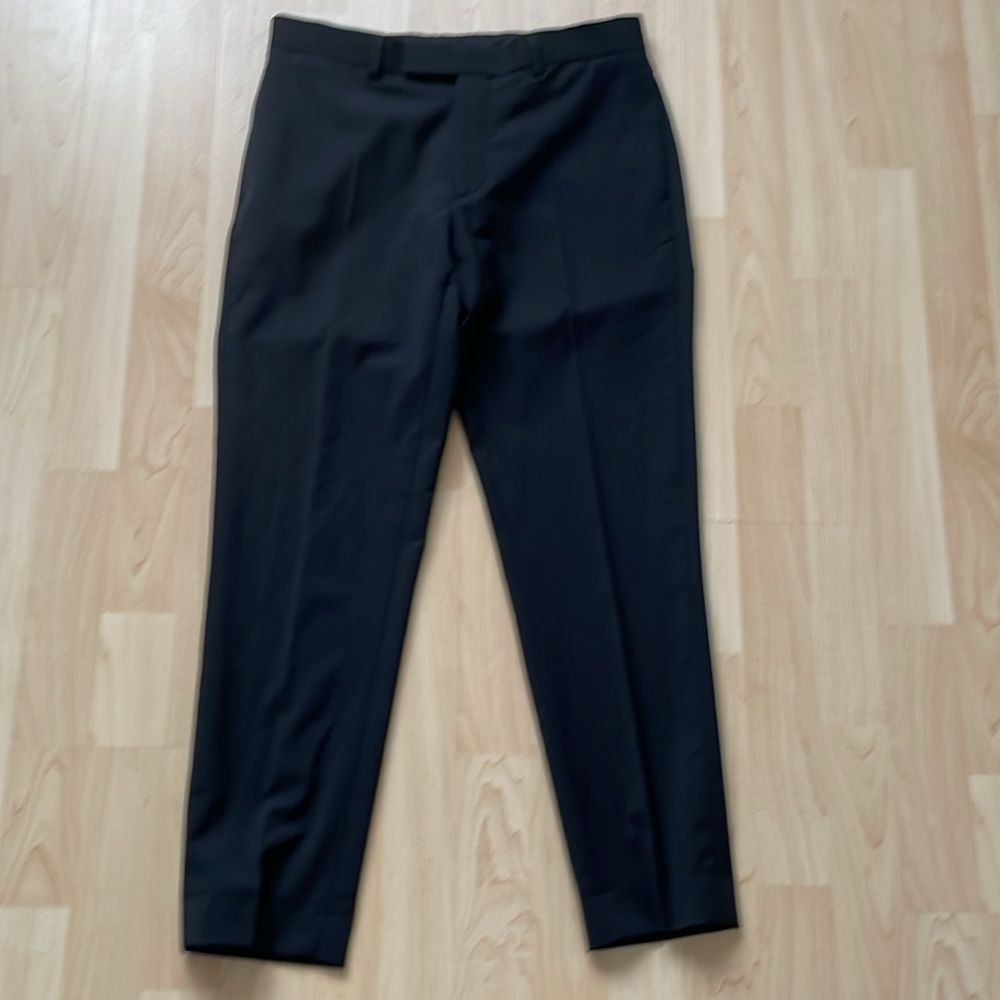 Sandro Paris virgin wool black cropped pants, so.e EU 36/ US 4